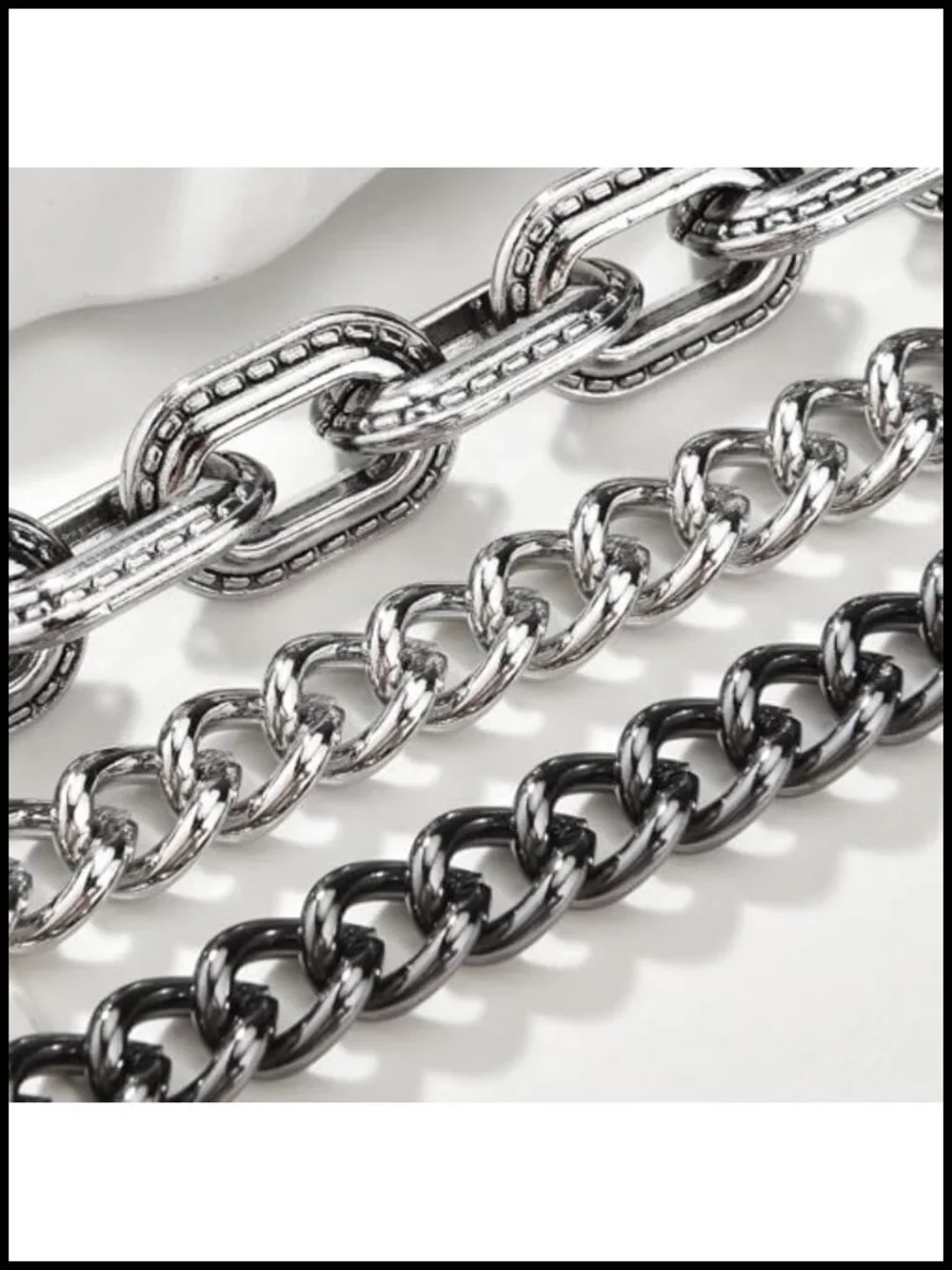 3 in 1 Layered Bag and Purse Charms Chain Strap Top Handle Replacement 20
